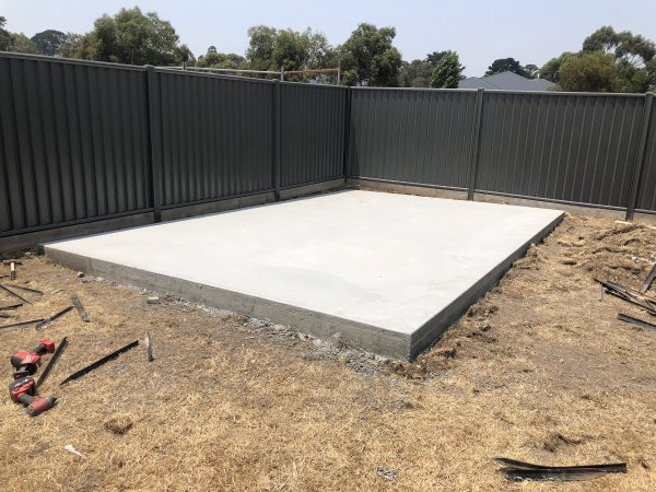 Concrete slab in Gold Coast, Australia