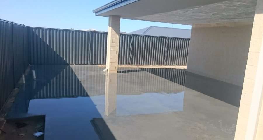 Coloured concrete